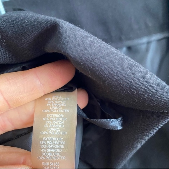 Calvin Klein Pencil Skirts Career Office Basics Minimalist Stretch Black Gray 4 - Picture 8 of 9